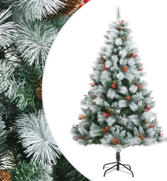 Umjetno božićno drvce sa šarkama šiškama i bobicama 240 cm - 240 cm Osnovni