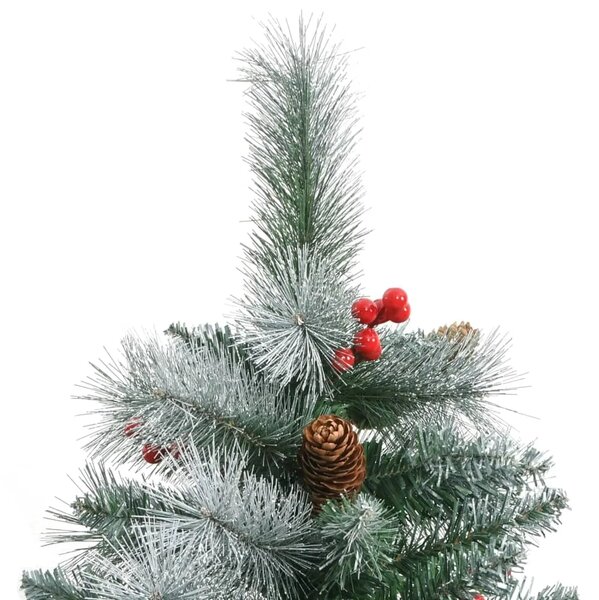 Umjetno božićno drvce sa šarkama šiškama i bobicama 240 cm - 240 cm Osnovni