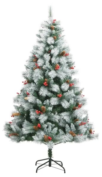 Umjetno božićno drvce sa šarkama šiškama i bobicama 240 cm - 240 cm Osnovni
