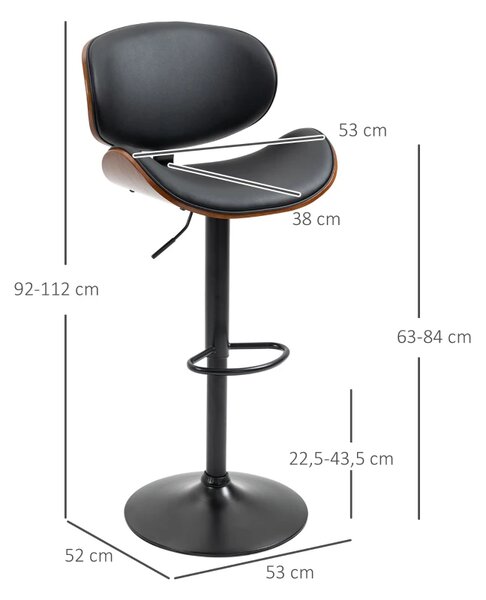 Barske stolice 53 x 50,5 x 112,5 cm
