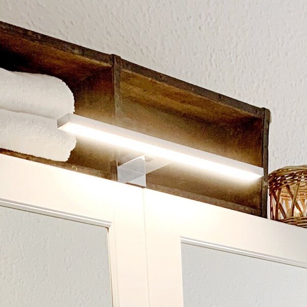 B.K. Licht LED svjetiljka za ogledalo Mira, Š 30 cm, krom, metal, 4000 K, Krom, kupaonica