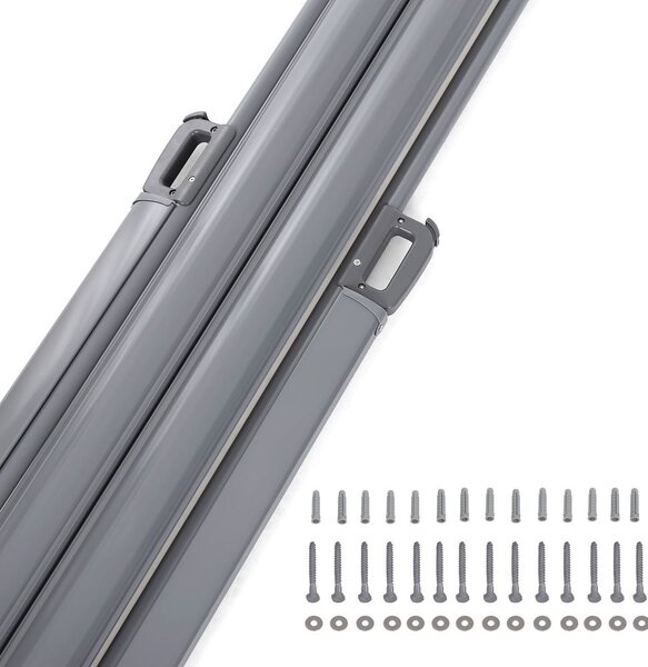 Dvostrana tenda 6 m - antracit - 160 x 600 cm
