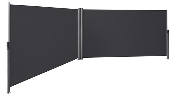 Dvostrana tenda 6 m - antracit - 160 x 600 cm