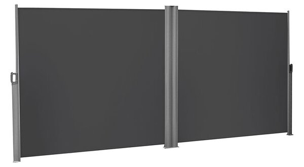 Dvostrana tenda 6 m - antracit - 160 x 600 cm