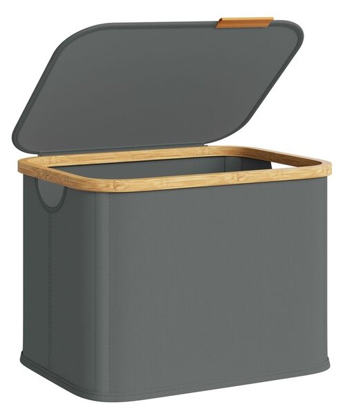 Košara za rublje s poklopcem - 140 L (2 odjeljka)