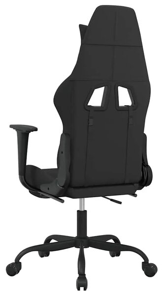 Masažna Gaming stolica od tkanine s osloncem crno-maskirna - Maskirna Sa naslonom za noge