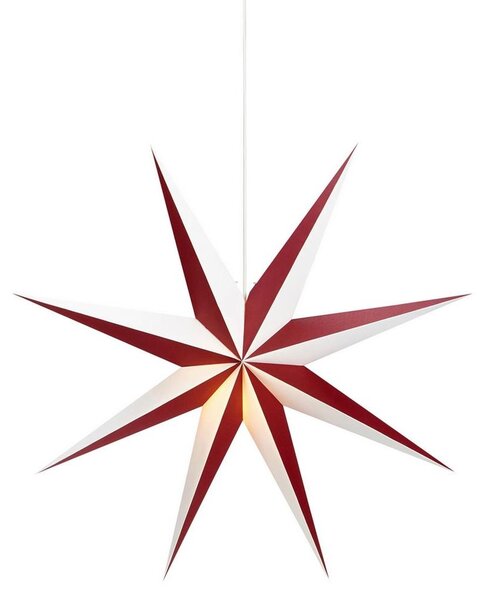 Markslöjd 704523 - Božićne dekoracije ALVA 1xE14/25W/230V crvena/bijela 75 cm