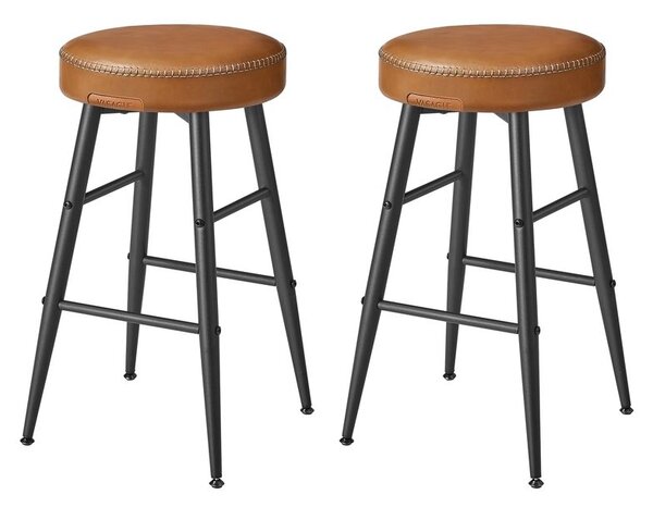 Barske stolice, set od 2 63 cm - karamela