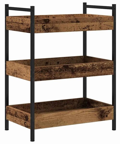 Kuhinjska kolica - drvo - 50 x 30 x 70 cm - OUTLET - NEPREUZETO