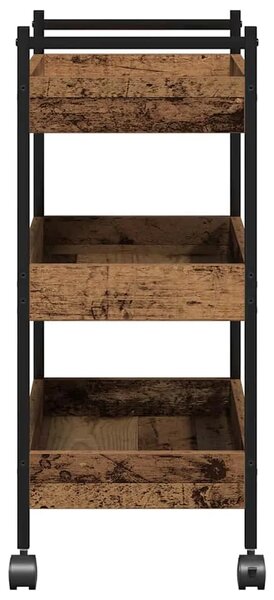 Kuhinjska kolica - drvo - 50 x 30 x 70 cm - OUTLET - NEPREUZETO