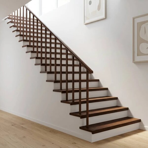 Step treads 20 kom. 80 x 25 x 2 cm Tamno smeđa - Tamno smeđa 80 x 25 x 2 cm 20