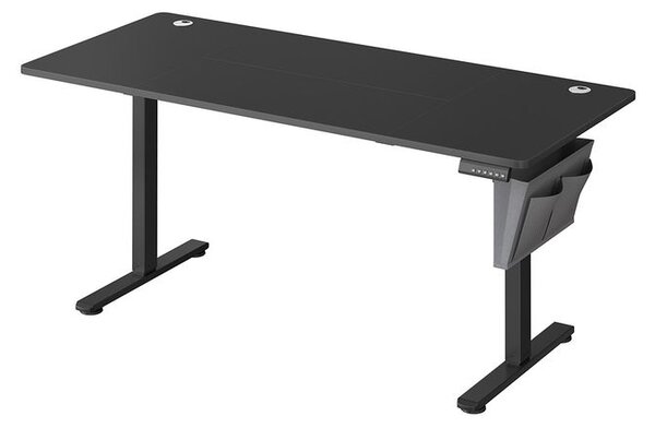 Električni radni stol podesiv po visini 60 x 120 x (72-120) cm - Crna