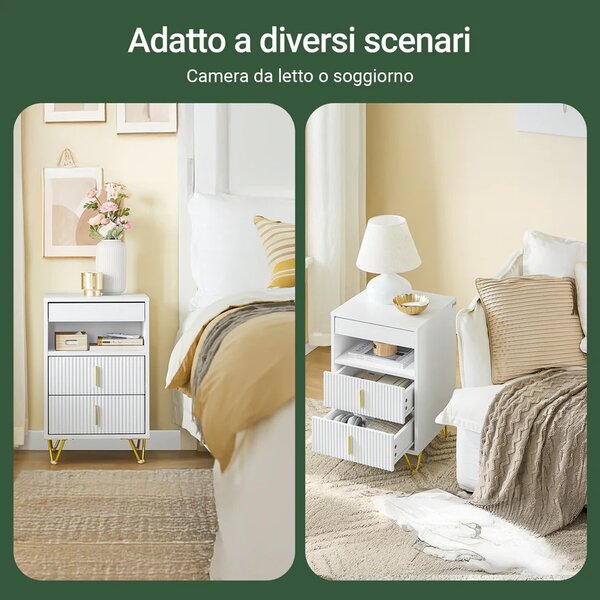 Noćni ormarić D40 x Š40 x V63 cm