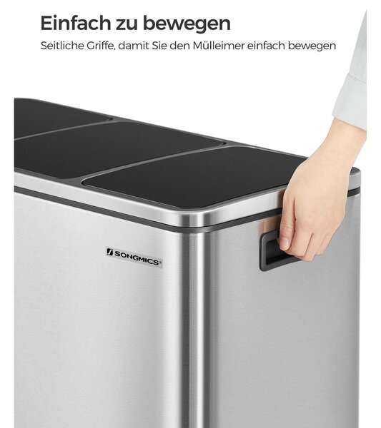 Kanta za smeće 54 litre (3 x 18 L) - Bijela
