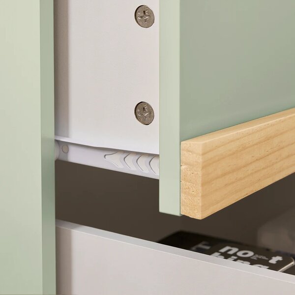Noćni ormarić s 2 ladice Š40 x D44 x V49 cm