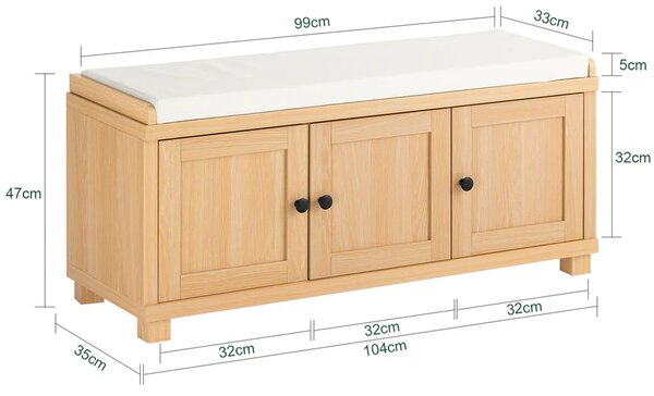 Stalak za cipele ulazni 104x35x47cm