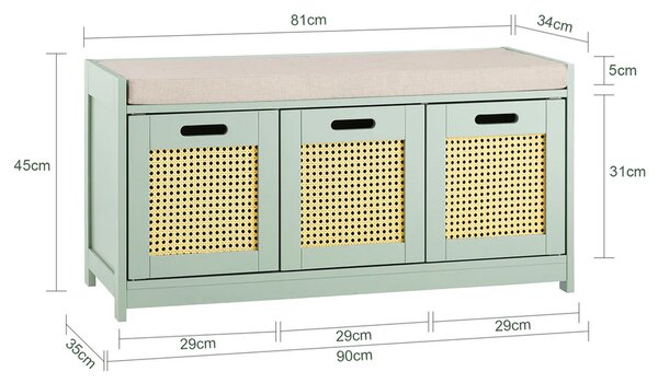 Stalak za cipele 90x35x45cm