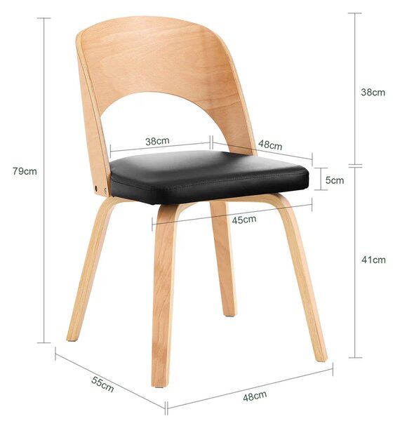 Drvena Stolica 48x55x79cm