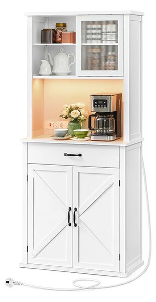 Komoda s rasvjetom Cloud White