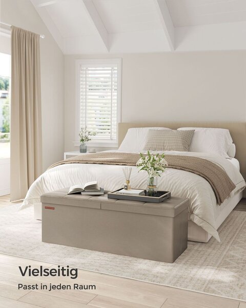 Sklopiva klupa 38 x 110 x 38 cm - tamnosiva