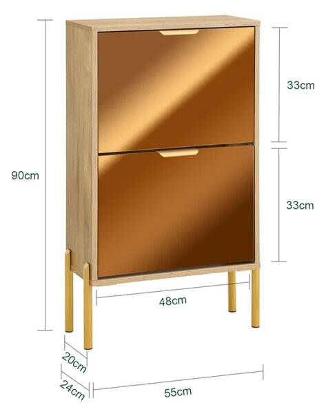 Stalak za cipele 55x24x90cm