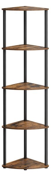 Kutna polica s 5 razina 38,3 x 27 x 139 cm