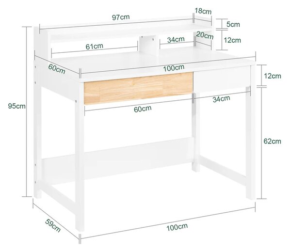 Stol 100x59x95cm