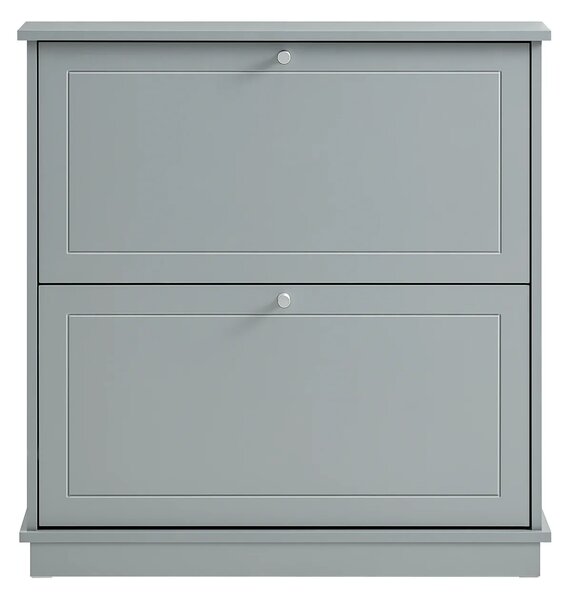 Stalak za cipele 76x18x78cm - svijetlosiva