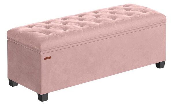 Tabure s prostorom za odlaganje 40 x 110 x 40 cm - Roza