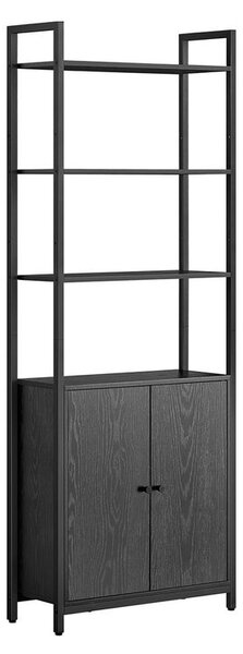 Polica za knjige 24 x 60 x 159,5 cm - Crna - 60Bcm