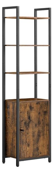 Polica za knjige 24 x 60 x 159,5 cm - vintage smeđe crna - 40Bcm