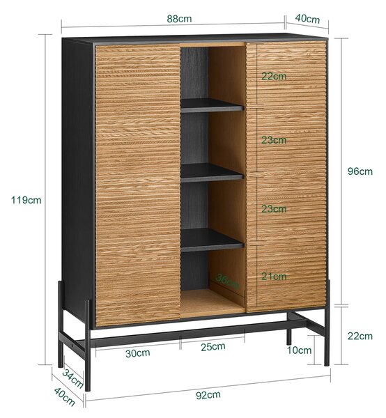 Komoda 92x40x119cm