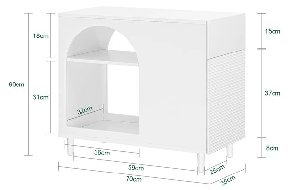 Stol za kavu 70x35x60cm