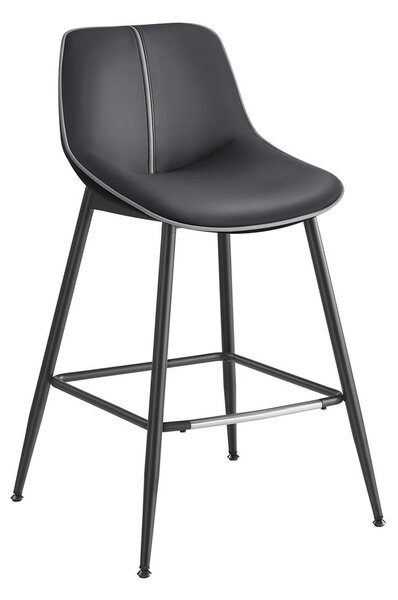 Barske stolice set 2 kom visina 87,5 cm - Crna