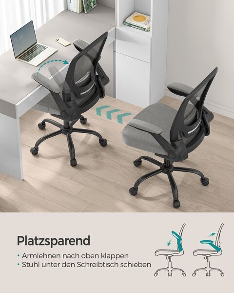 Uredska stolica s ergonomskom funkcijom ljuljanja - Plava
