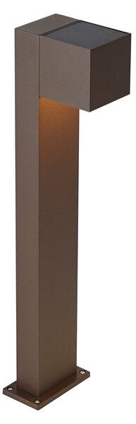 Vanjska svjetiljka hrđavo smeđa 65 cm uklj. LED IP64 s prigušenim svjetlom i solarnim napajanjem - Charlene