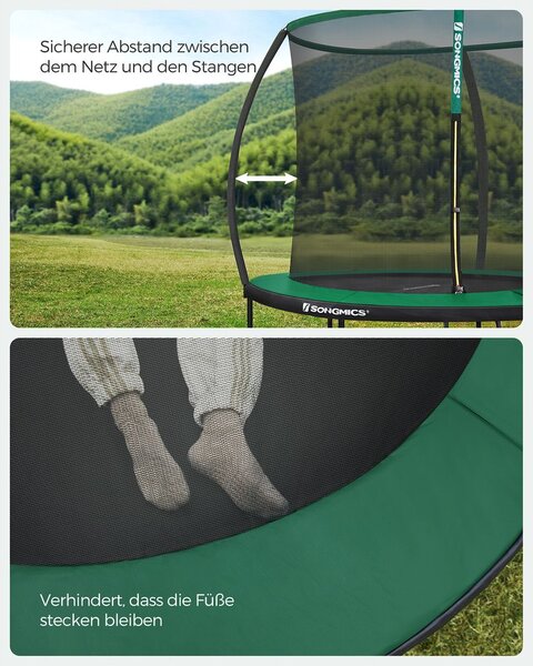 Trampolin Ø 244 cm s unutarnjom mrežom