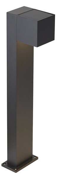 Vanjska svjetiljka crna 65 cm uklj. LED IP64 s prigušenim svjetlom i solarnim napajanjem - Charlene