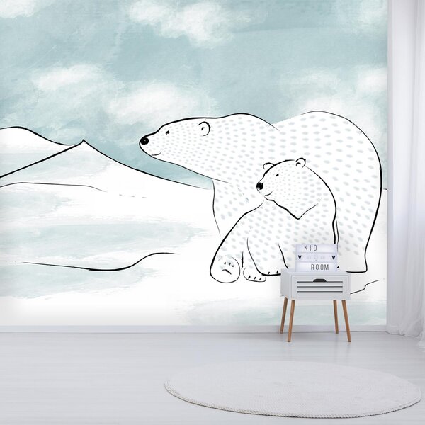Foto tapeta - Polarni medvjedi (147x102 cm)