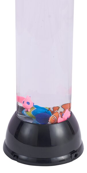 Mjehurićasta cijev crna 90 cm uklj. LED RGB - Zoop
