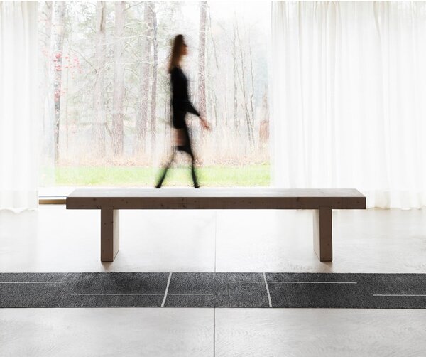 Crna unutarnja i vanjska staza 70x270 cm Fred Black – Pappelina