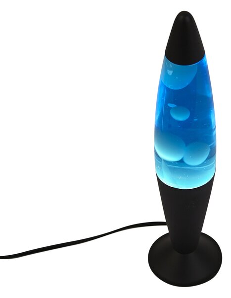 Lava lampa plava s bijelim voskom uklj. LED - Molten Lava
