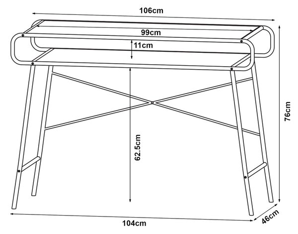 Stol Krødsherad 76x106x46cm