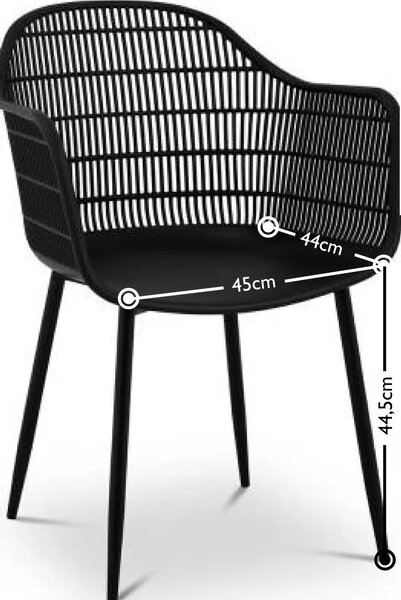 Stolica - set od 2, 45 x 44 cm