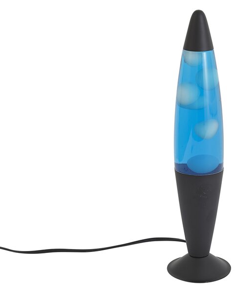 Lava lampa plava s bijelim voskom uklj. LED - Molten Lava