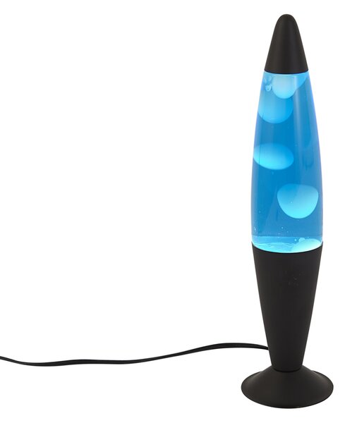 Lava lampa plava s bijelim voskom uklj. LED - Molten Lava