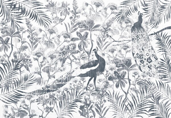 Foto tapeta - Vrt dvorca (147x102 cm)