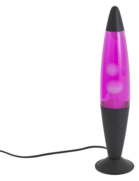 Lava lampa ružičasta s bijelim voskom uklj. LED - Molten Lava