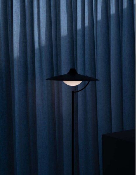 Podne Lampa DCW, prigušiv, Crno, Dnevna soba, Metal