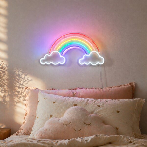 Neonska zidna svjetiljka višebojna uklj. LED - Rainbow